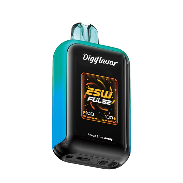 Digiflavor SKY 25K Peach Blue Slushy Disposable Vape - Black Coral